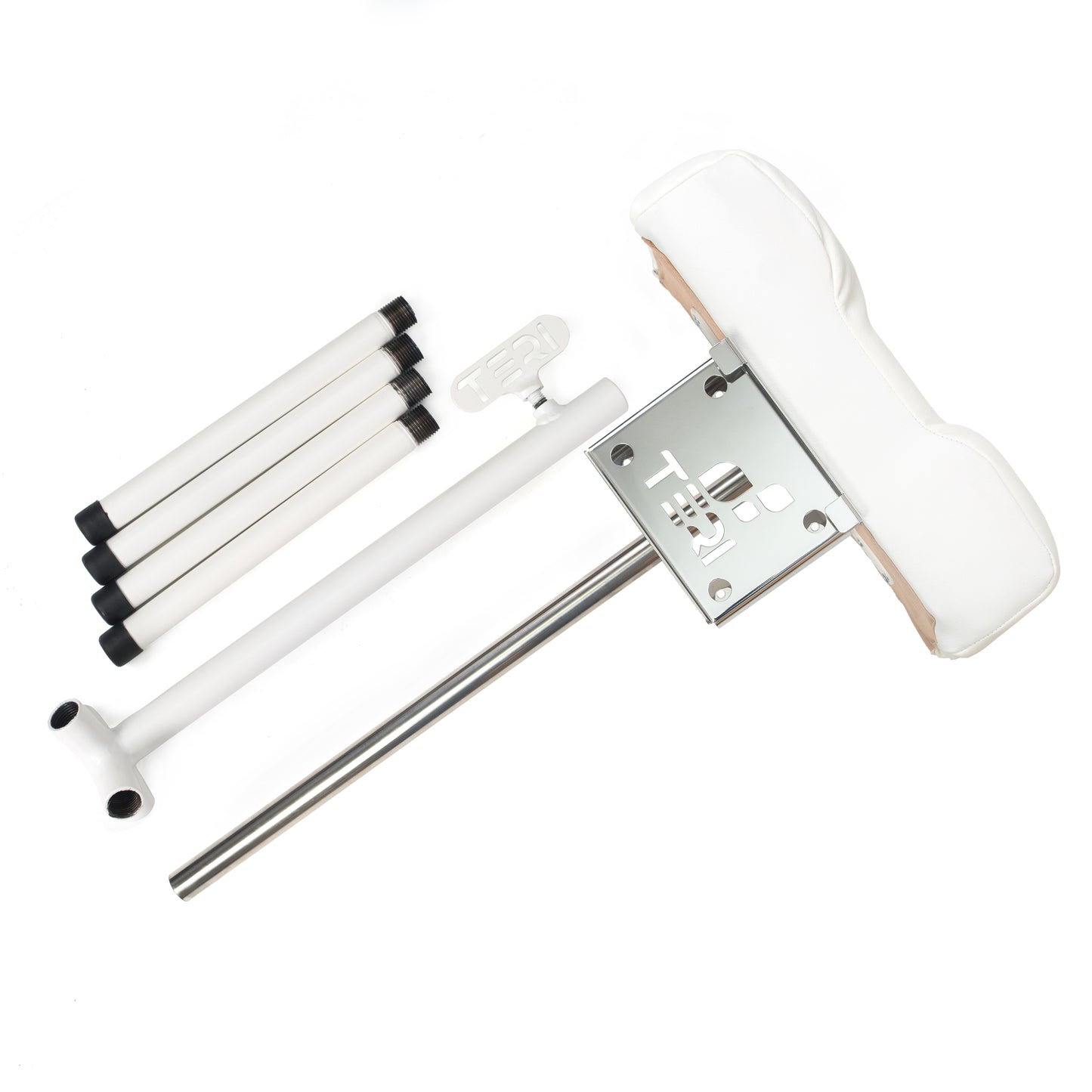 Soporte para Pies con Almohada Blanca para Aspiradores de Polvo TERI — Accesorio de Pedicura