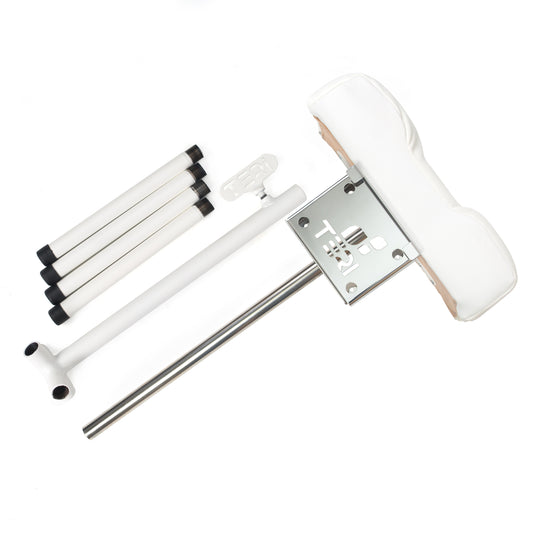 Soporte para Pies con Almohada Blanca para Aspiradores de Polvo TERI — Accesorio de Pedicura